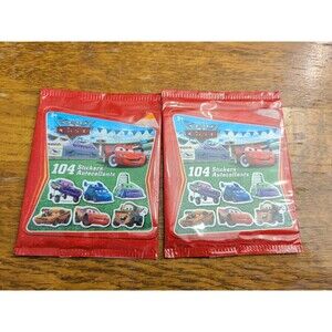 Sandy Lion Disney Pixar Cars 2 / Mini Sticker pack 104 Stickers Sealed New